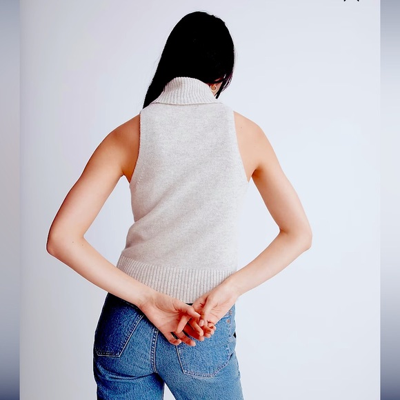 NWT Madewell Hallowell Turtleneck Sweater Tank - Picture 3 of 6